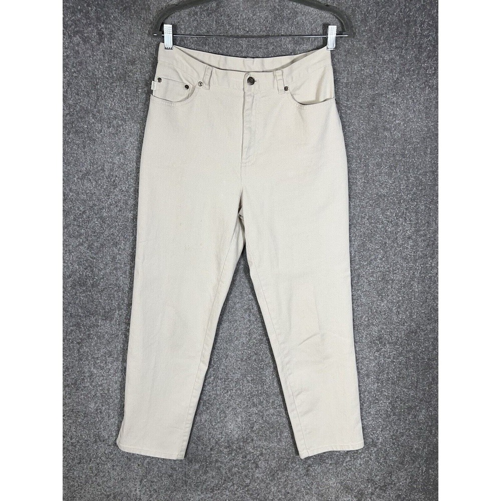 Vintage LAUREN Ralph Lauren Jeans High Waisted Mom Jeans Womens Size 8 Off White